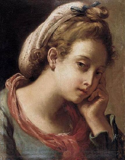 Gaetano Gandolfi Portrait of a Young Woman Spain oil painting art
